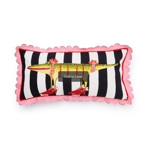 Throw Pillow, Decorative Pillow, Patience Brewster Gloria Alligator Mackenzie C